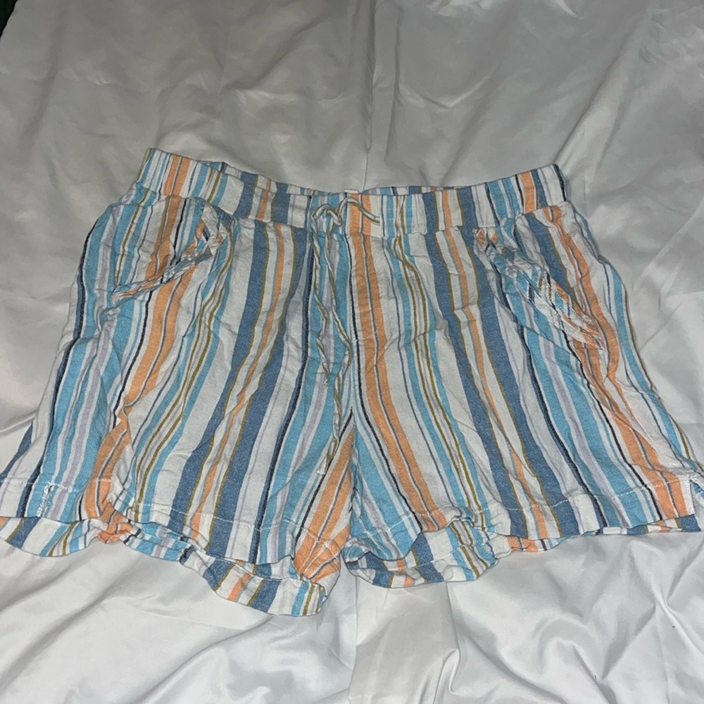 Briggs Striped Linen Shorts